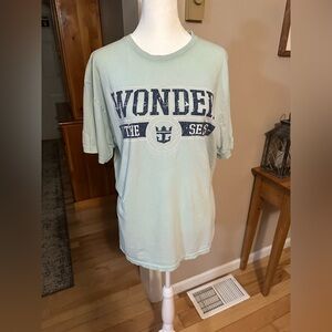 Wonder The Seas Mint Green Short Sleeve Tee